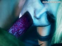 Cartoon porn hentai with bestiality sex